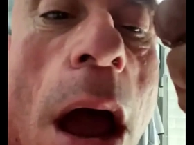 Facial at the toilet
