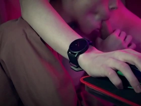 Passionate gamer and his friend (casey donovan & david gallagher)