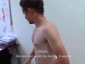 Cute twink gets his tight ass stretched wide open by a big cock for some cash - dirty scout 248