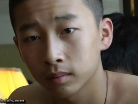 Straight Chinese men with big cocks giving hand jobs
