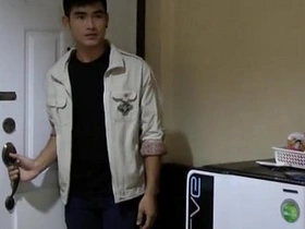 Hot Asian man goes solo in gay porn video