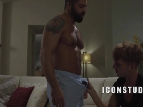 Twink has a moment with his macho stepdad
