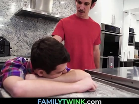 Familytwink.com ⏩ step dad exploding his stepson's bottom at breakfast - dakota lovell, greg mckeon